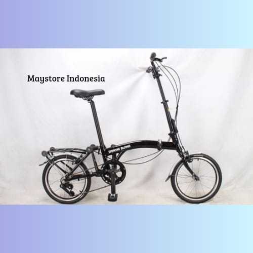 Jual SEPEDA LIPAT SAKONI ALPHA TRIFOLD 16 ALPHA ALLOY 3 SPEED MURAH ...