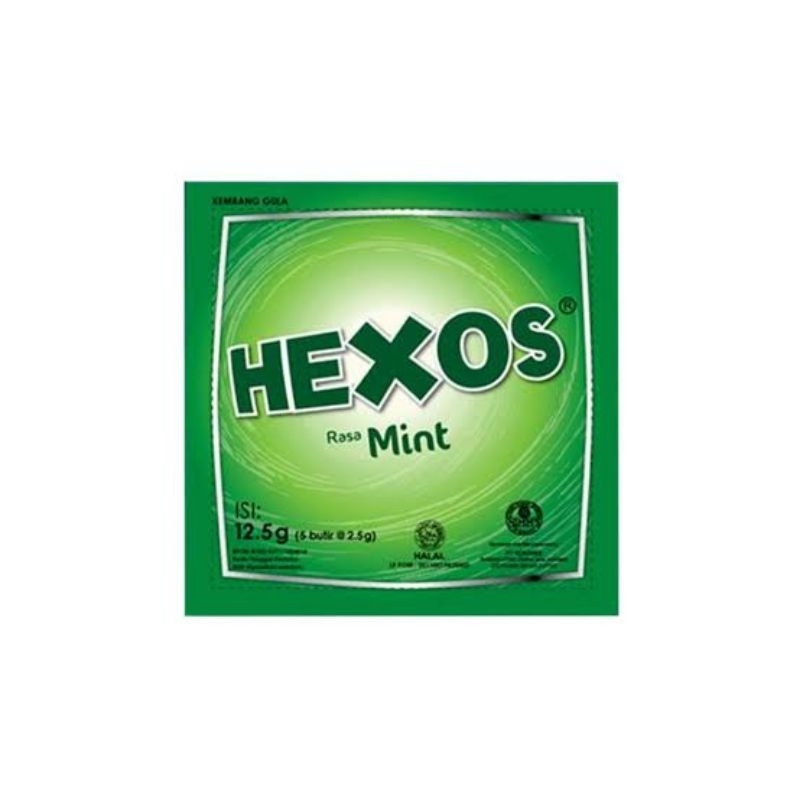 Jual Permen Hexos mint 1 sachet (isi 5 pcs) | Shopee Indonesia