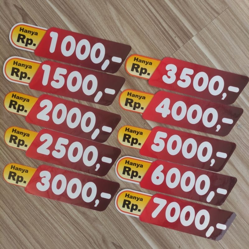 Jual STIKER HARGA PRODUK | Shopee Indonesia