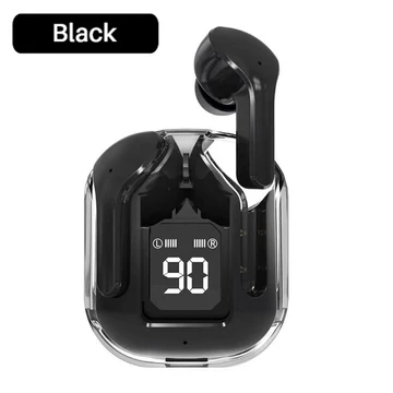 (HOKI) Headset Bluetooth TWS Air31 Wirelles LED Display Tranparan Hifi Sound