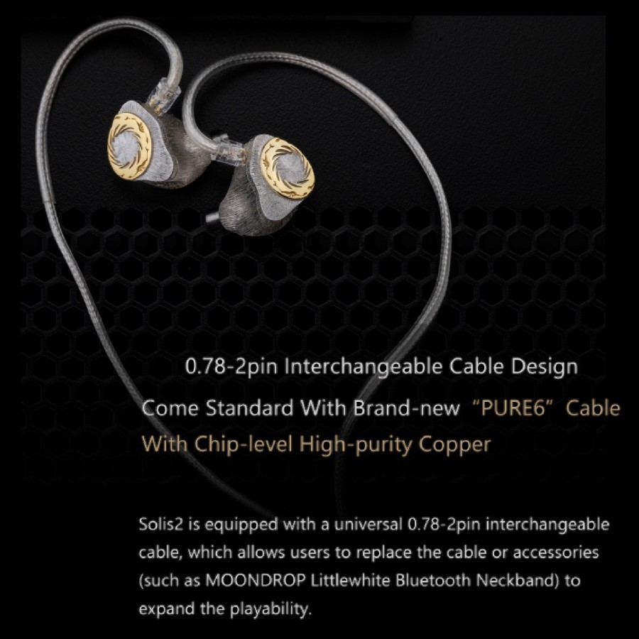 Jual Moondrop Solis II / Solis 2 Flagship 2DD + 2BA + 4EST Hybrid iem ...