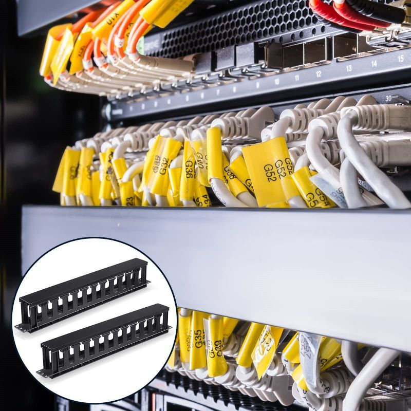 Jual 19inch Kabel Rak Server Metal Wire Management 1U / Rack Server ...
