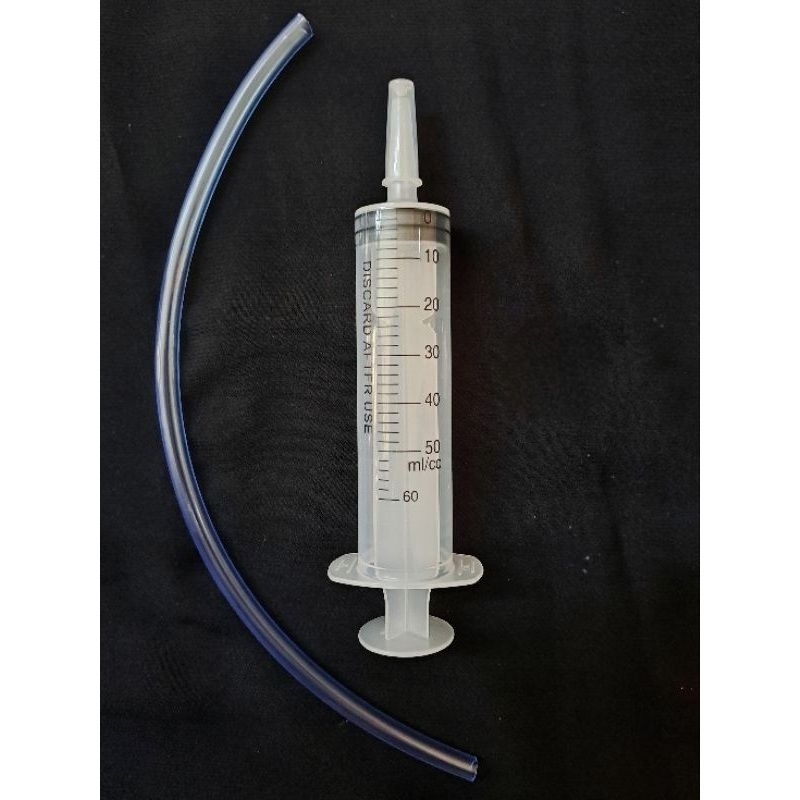 Jual SUNTIKAN 60ML/50CC + SELANG 40CM/ Sedot minyak rem/ oli dll ...