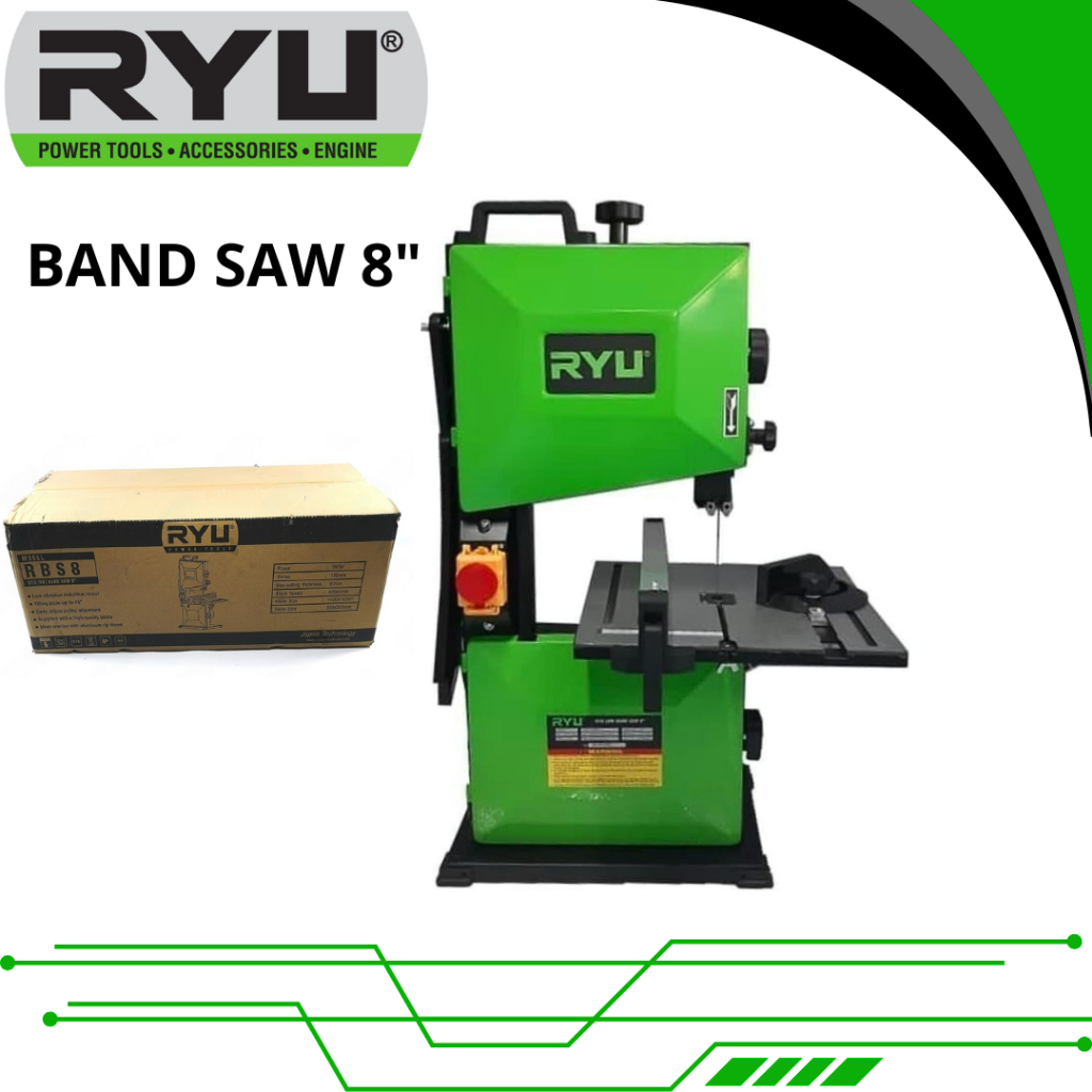 Jual RYU RBS 8 Mesin Gergaji Pita Sabuk Bandsaw Wood- Gergaji Kayu ...