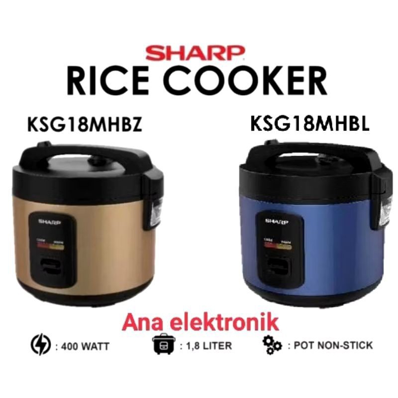 Jual RICE COOKER SHARP 1.8 LITER ( LUAR BATAM ) | Shopee Indonesia