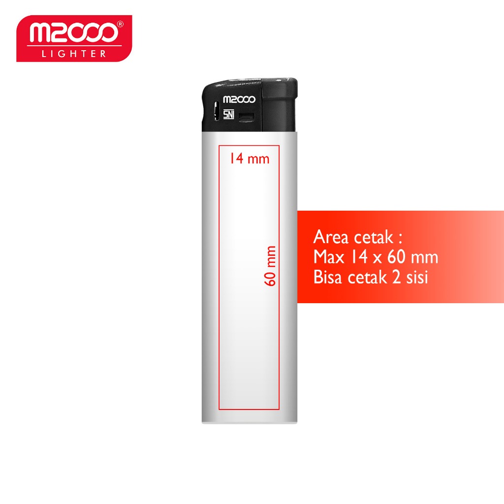 Jual M2000 Korek Api Gas Custom Mancis Cetak/Print UV Promosi/Souvenir ...