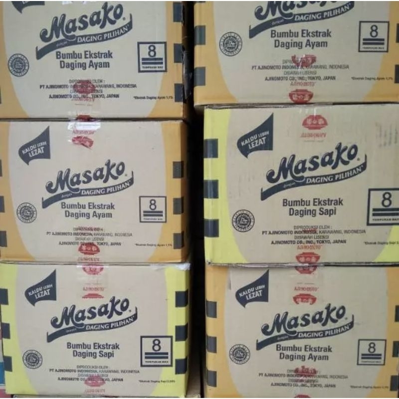Jual Masako Ayam dan Sapi 1 dus isi 60 renteng | Shopee Indonesia