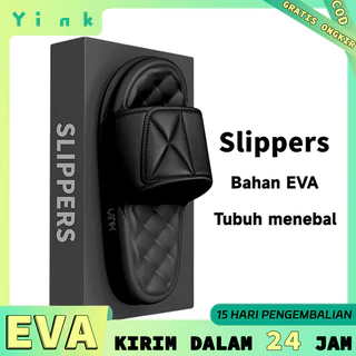 Yink Sandal Karet Pria Dewasa Empuk EVA Sendal Pria Slop Terbaru Casual EVA Cowok Remaja Murah Kekinian Anti Slip