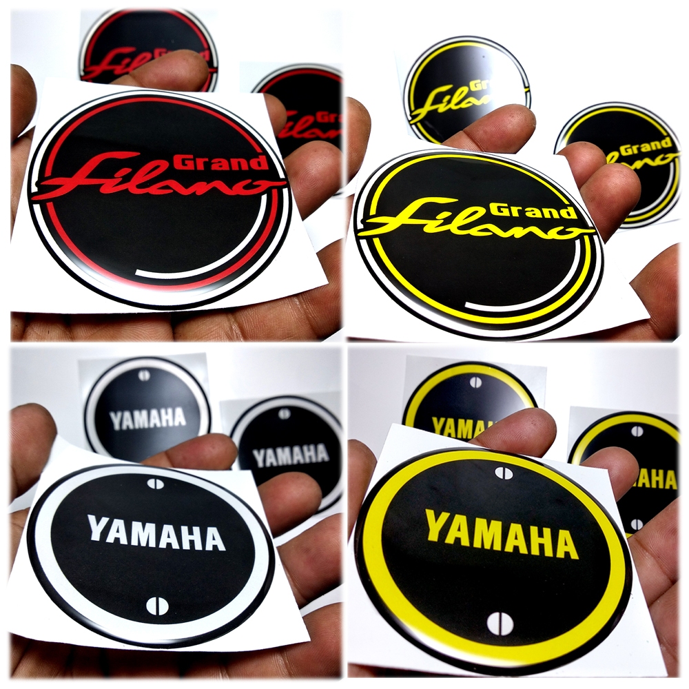 Jual Stiker Bak CVT YAMAHA FILANO | Sticker Emblem Bulat CVT YAMAHA ...