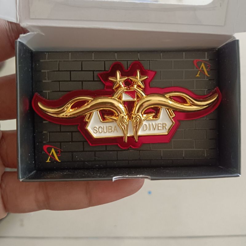 Jual super exclusive brevet wing pin pdh scuba diver akip bintang 2 ...
