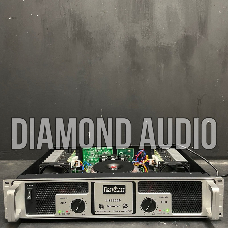 Jual power firstclass cs5500s original 2 channel cs 5500 first class ...