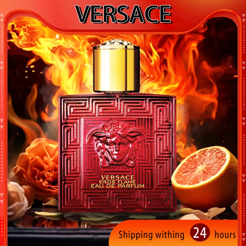 Jual [ 100Original]Versace Eros Eau De Parfum 100ML/Versace Eros Flame