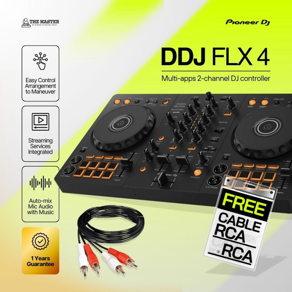 Jual [Ready Stock] Pioneer DJ DDJ-FLX4 | DDJ FLX4 | DDJ FLX 4 DJ ...