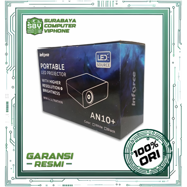 Jual Proyektor Inforce AN10+ | 2400 Lumens | Full HD | Desain Mini ...