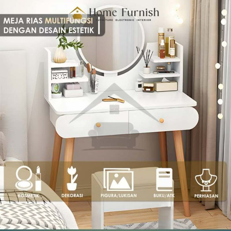 Jual Meja rias Lampu LED / Meja rias minimalis / Meja rias | Shopee ...