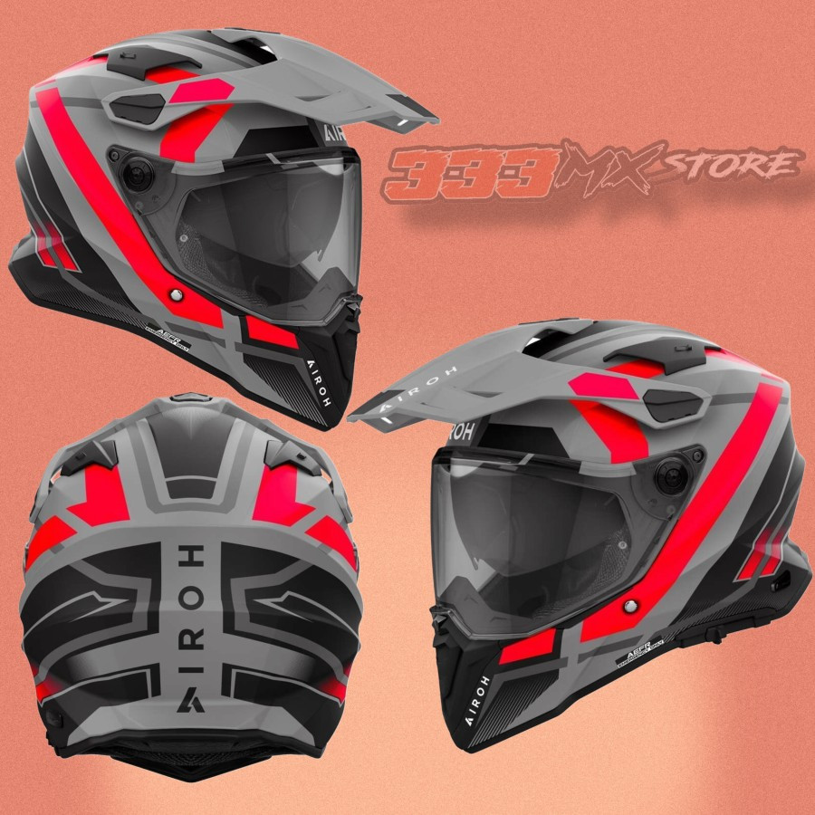 Jual Helm Airoh Commander 2 Mavick Orange Matt Helmet Airoh Commander 2 ...