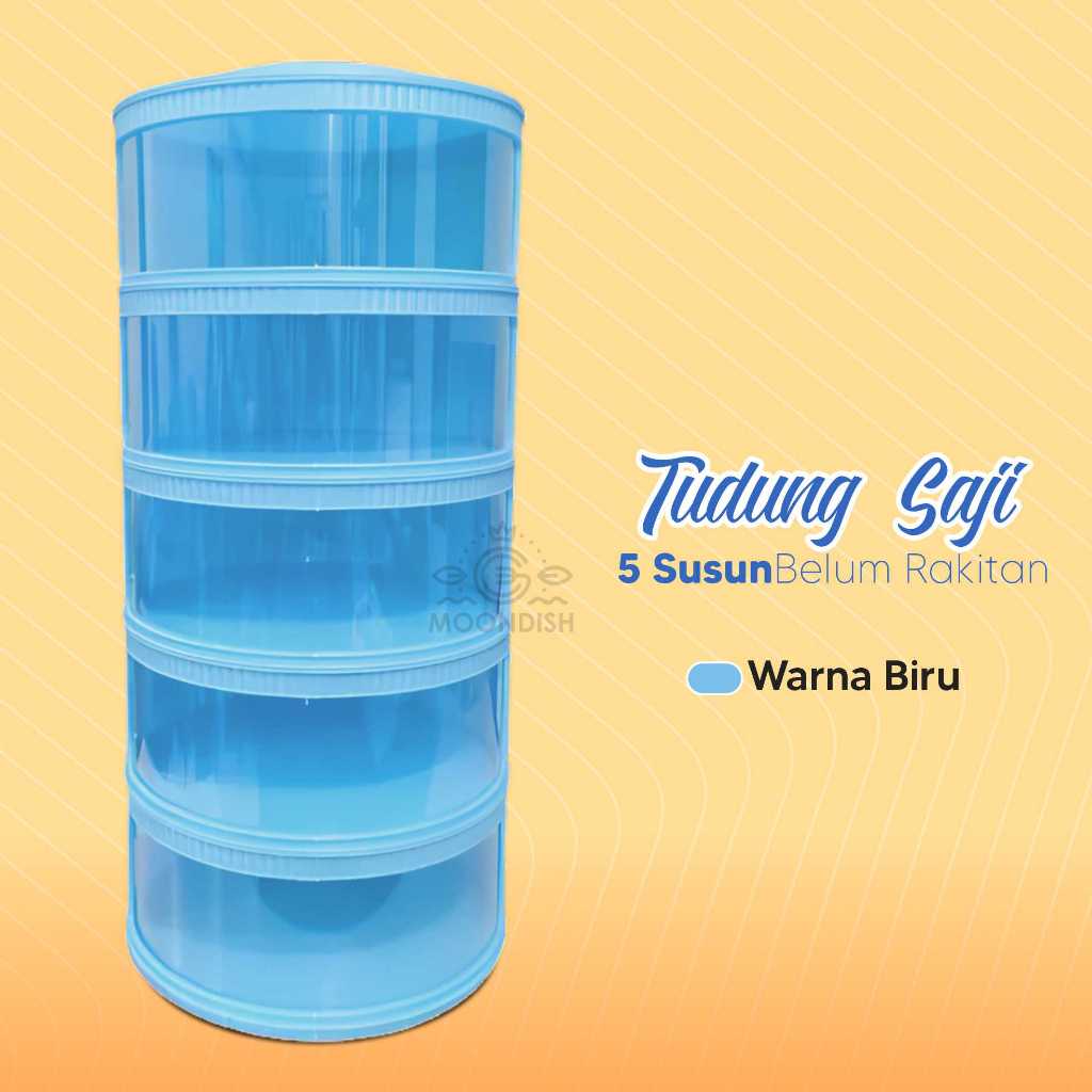 Jual Tudung Saji 5 Susun Belum Rakitan Food Container Bahan Premium ...