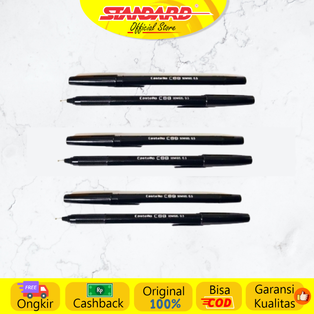 Standard - Pulpen AE7 C88 0.5 ( Alat Tulis / Pen / Ballpoint / Pena ) (4)