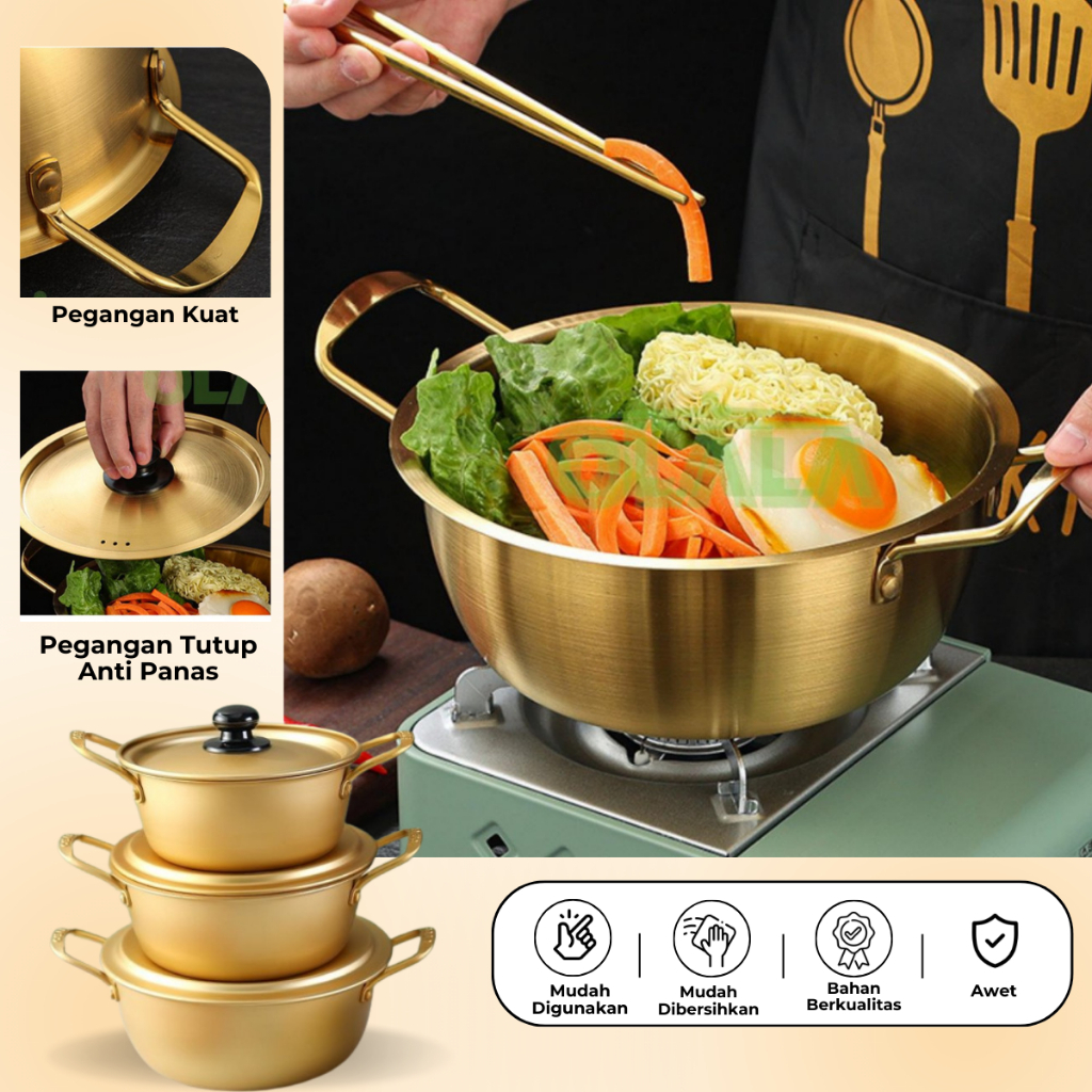 Jual VARIASI PANCI RAMEN RAMYUN KOREA UNIVERSAL + TUTUP BAHAN STAINLESS ...