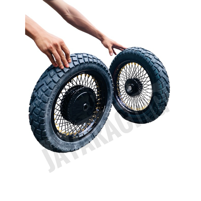 Jual velg custom jari jari seribu 185 215 14 Plus ban enduro Beat ...
