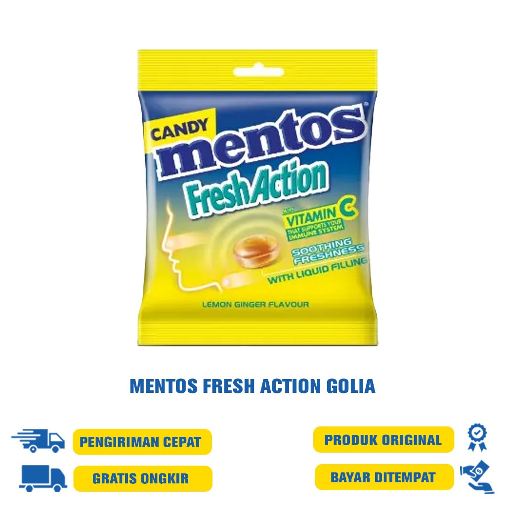 Jual MENTOS permen - fruity | fresh acrtion | golia lemon | mints ...