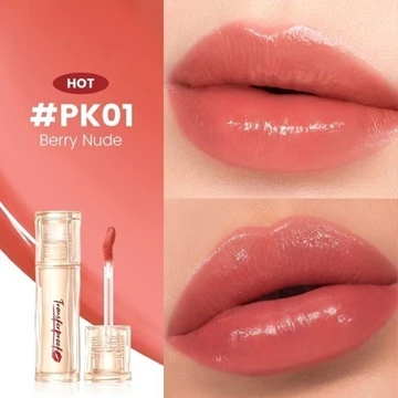 VOUCHER FOCALLURE Lip Tint 16H Transferproof Super Glazed Shine 16 Jam Moisturizing Lightweight