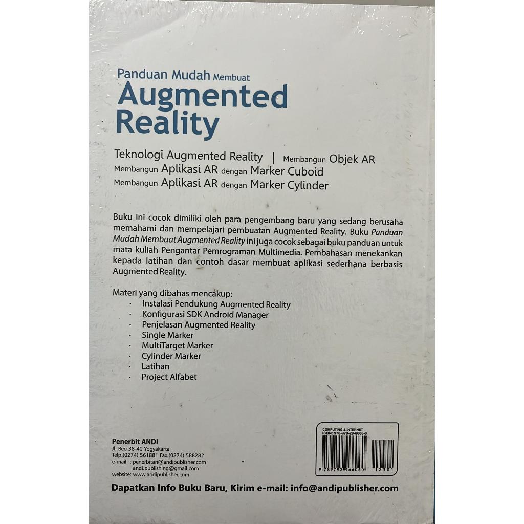 Jual Panduan Mudah Membuat Augmented Reality + CD | Shopee Indonesia
