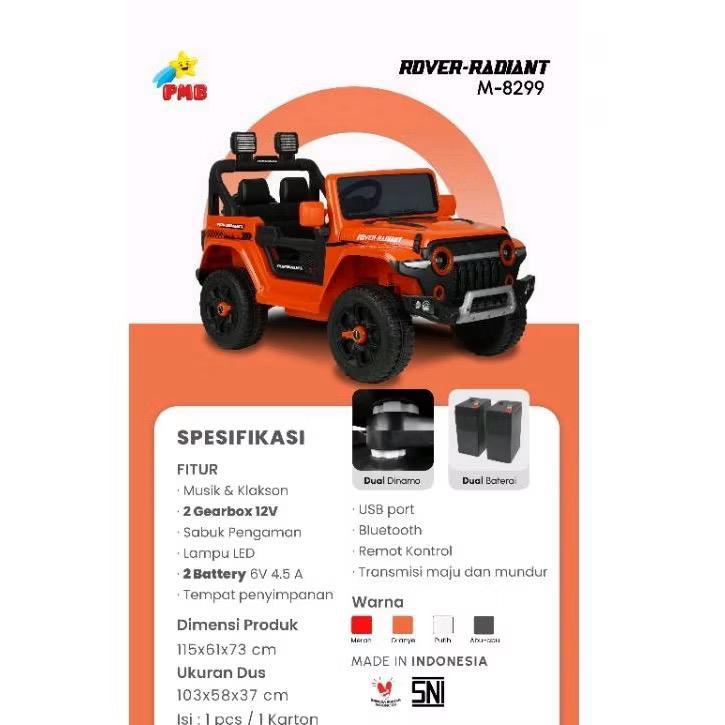 Jual Mobil Aki M8299 Rover Radiant PMB Mobil Aki Murah Mobilan Anak ...