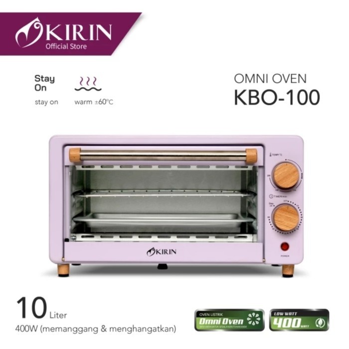 Jual OVEN MINI KIRIN/OVEN MICROWAVE KIRIN KBO 100M Kapasitas 10