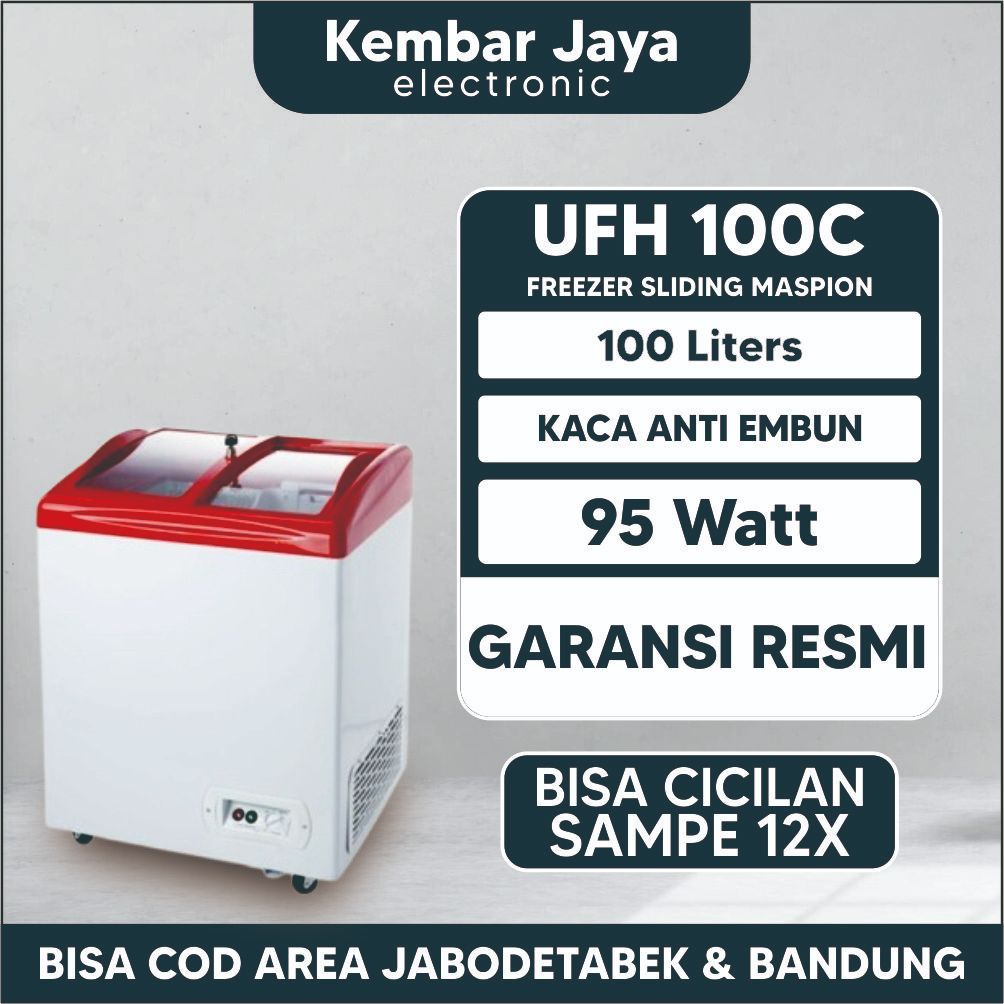 Jual CHEST FREEZER Frigigate CF-120SDF 100Liter maspion UFH 100C ...