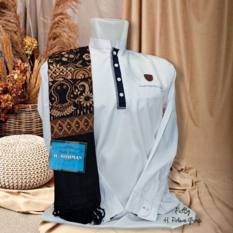 Jual sorban batik panjang surban rida halusan motif batik terompah ...