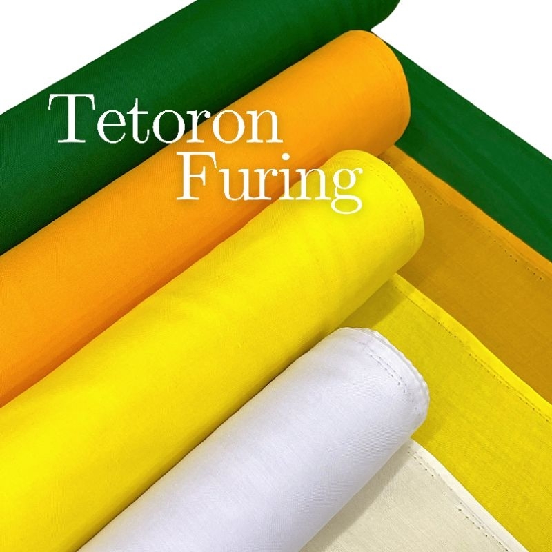 Jual Kain Furing Tetoron Putri Solo Sari Warna Asli Untuk Furing ...