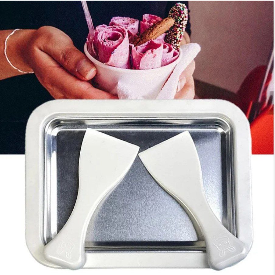 Jual ICE ROLL MAKER MESIN PEMBUAT ES KRIM ICE CREAM | Shopee Indonesia