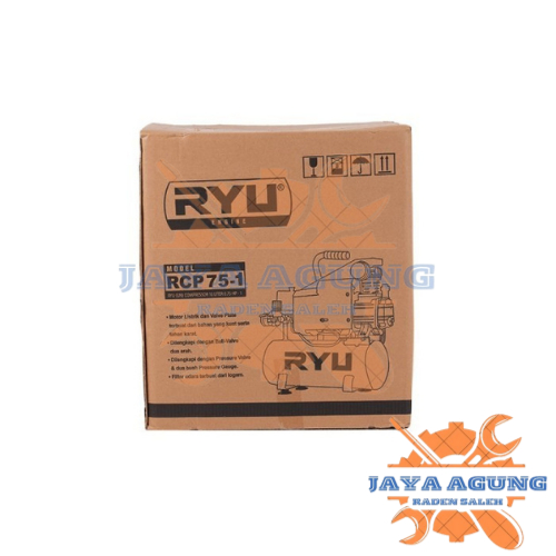 Jual RYU Kompresor 0,75hp 10L Compressor RCP 75-1 Portable Compressor ...