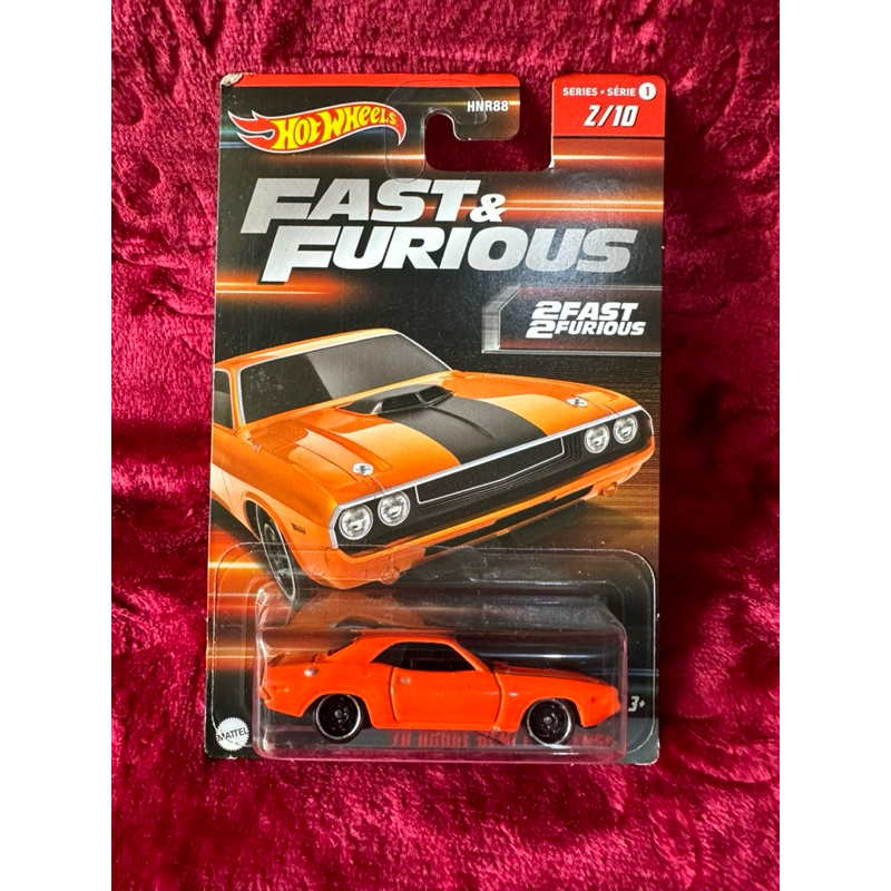 Hot Wheels Neon Speeders - Dodge Hemi Challenger 1970 #5/8 - Modèle 1:64 Neuf Sous Blister