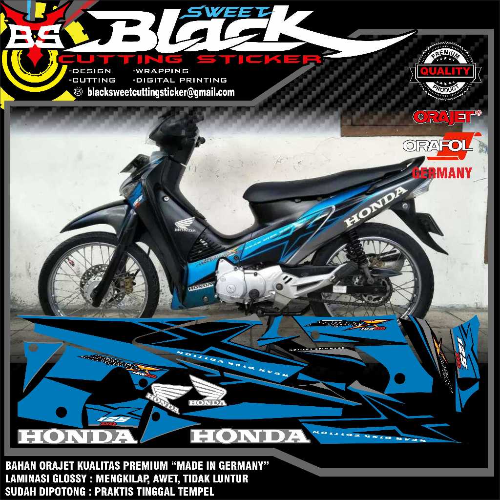 Jual STRIPING SUPRA 125 DOUBLE DISC DD 2006 2007 Shopee Indonesia