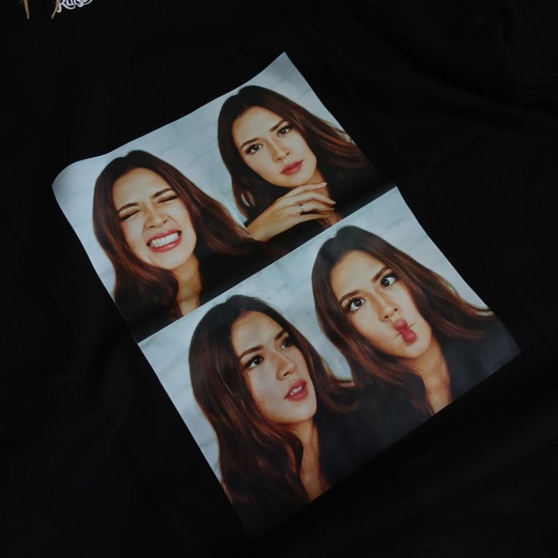 Jual Tshirt Raisa - Kolase Tee Black Official Merchandise | Shopee ...
