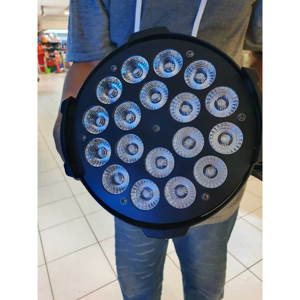 Jual LAMPU PAR LED / PARLED 18X10 4IN1 FULL COLOR | Shopee Indonesia