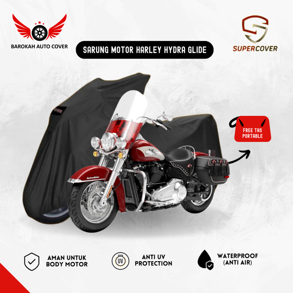 Jual Sarung motor cover motor Harley Hydra Glide Super cover outdoor ...