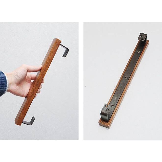 GP6 handle pintu besi kayu unik minimalis 3 variant panjang
