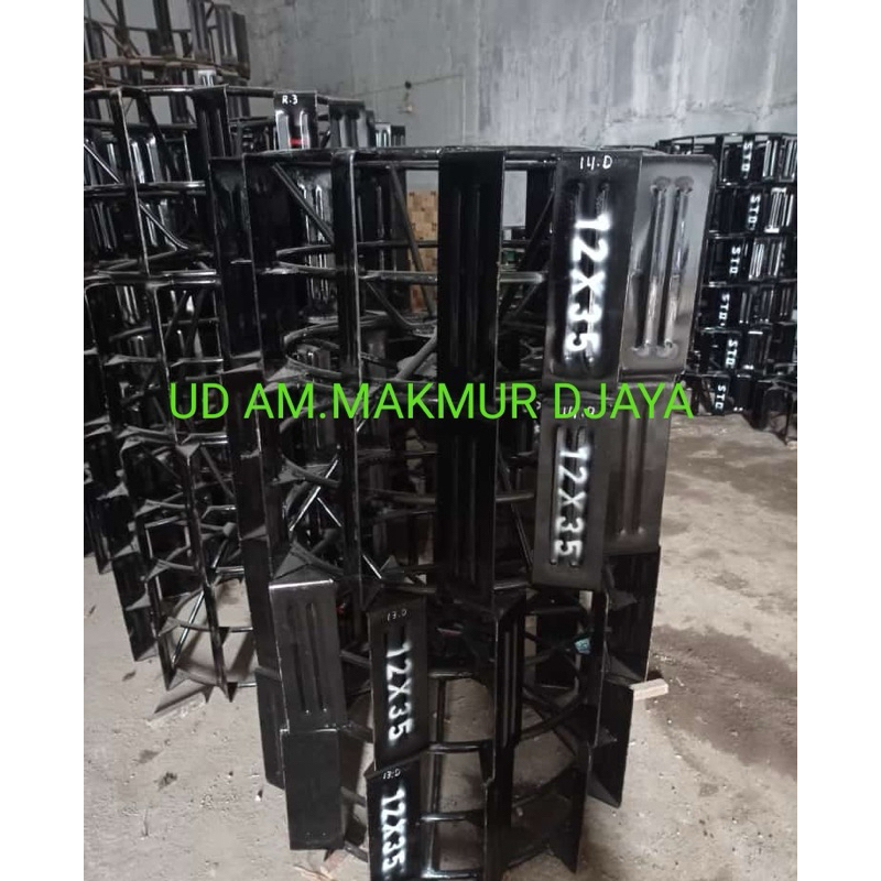 Jual Satu buah Roda besi traktor tapak lebar 12x35cm G1000-Boxer ...