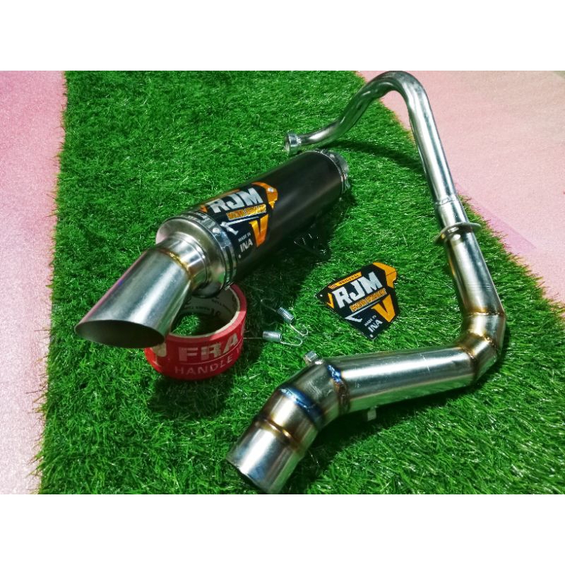 Jual Knalpot samlong RJM racing untuk motor spin 125 skydrive skywave ...