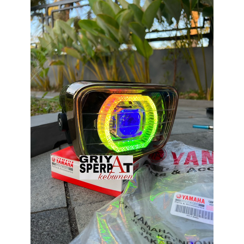 Jual lampu depan rx king se gold ring batok original costome billed ...
