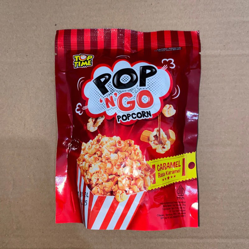 Jual POP N GO POPCORN 20gr Caramel & Cokelat | Shopee Indonesia
