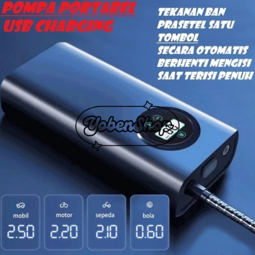 Jual Alat Pintar Pompa Elektrik Layar Digital LED LCD Isi Ulang Angin ...
