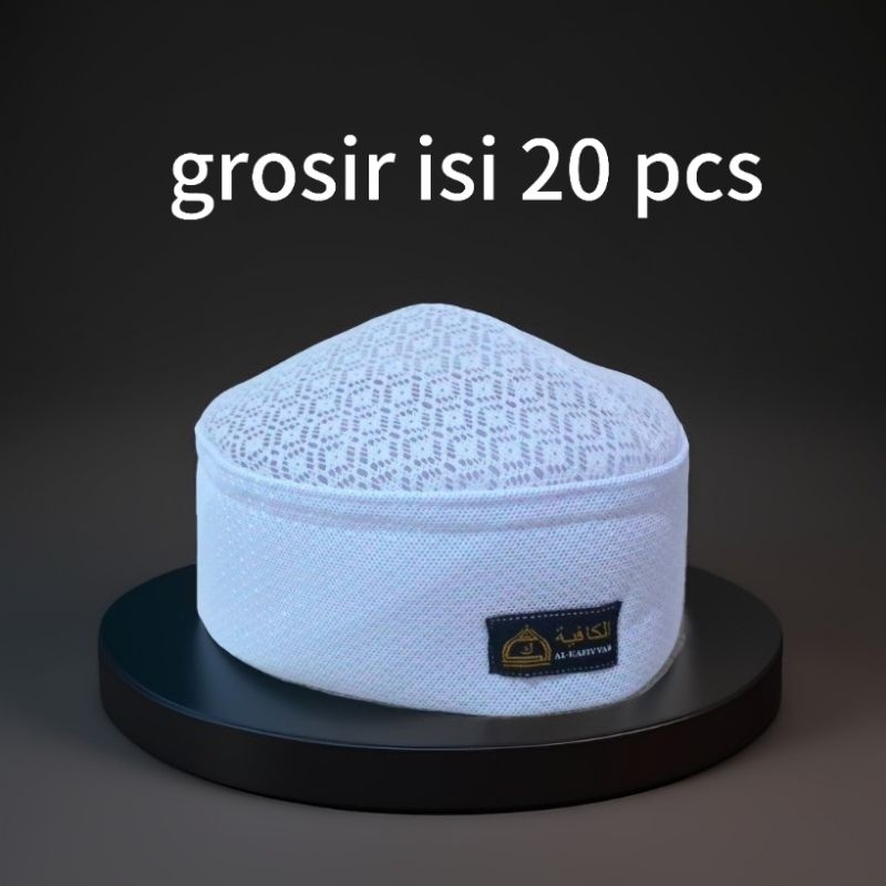 GROSIR ISI 20 | KOPIAH HABASYA JARING/PECI HAJI