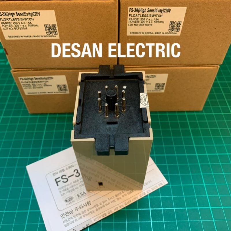 Jual Floatless Level Switch Hanyoung Nux FS-3A FS-3 FS 3A 220VAC ...