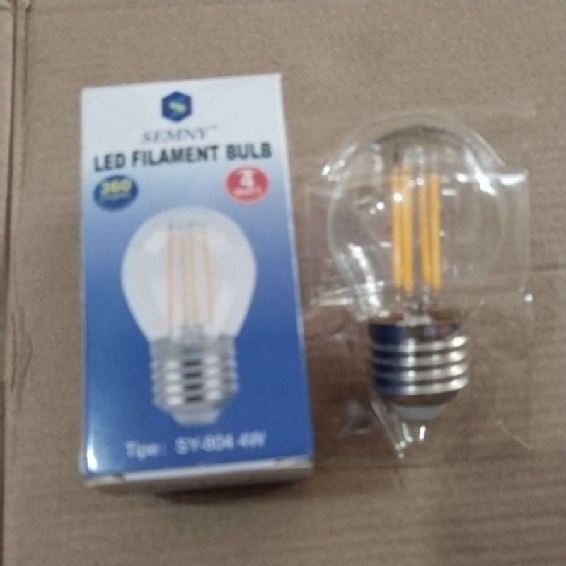 Jual Lampu pijar maxindo filament 4W semny | Shopee Indonesia