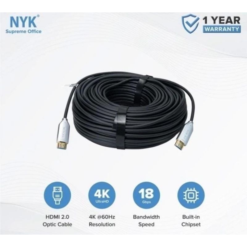 Jual kabel hdmi 50m fiber optic 4k | Shopee Indonesia