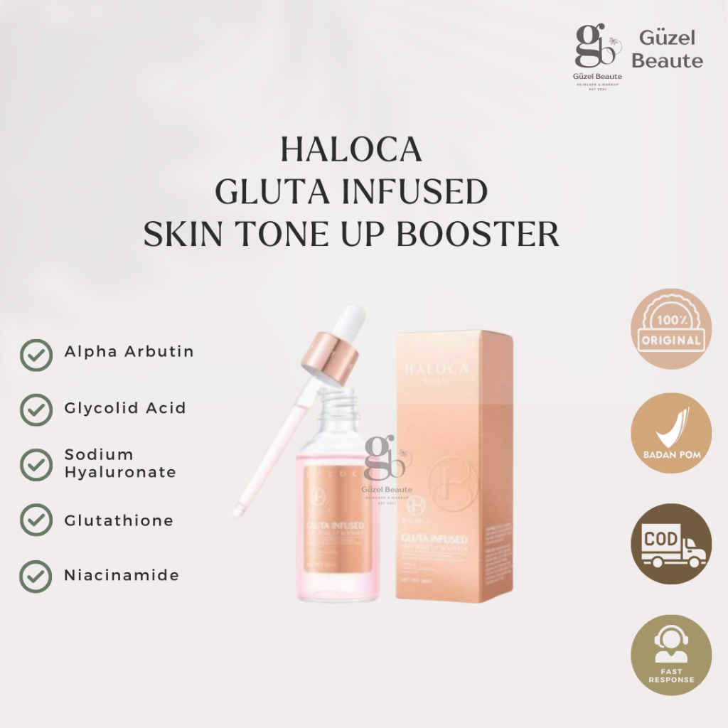 Jual [READY STOCK] Guzel Haloca Gluta Infused Skin Tone Up Serum ...
